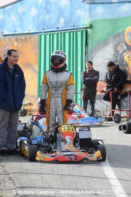Bernard CASALE — 21/02/2010 : 1ère manche du Trophée Vincent Sanchez à Lavelanet (photos Antoine Camblor) 2010 — karting