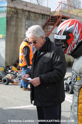 Michel NICOULEAU — 21/02/2010 : 1ère manche du Trophée Vincent Sanchez à Lavelanet (photos Antoine Camblor) 2010 — karting
