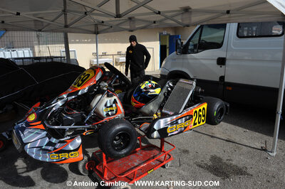 21/02/2010 : 1ère manche du Trophée Vincent Sanchez à Lavelanet (photos Antoine Camblor) 2010 — karting