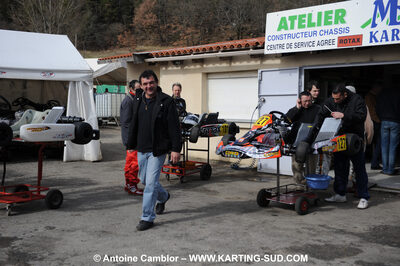 Eric THEAU — 21/02/2010 : 1ère manche du Trophée Vincent Sanchez à Lavelanet (photos Antoine Camblor) 2010 — karting