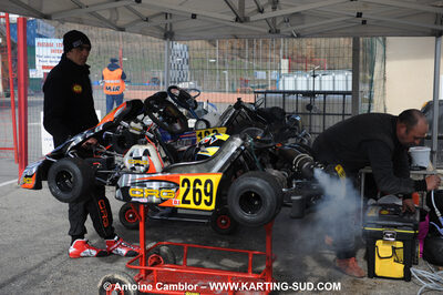21/02/2010 : 1ère manche du Trophée Vincent Sanchez à Lavelanet (photos Antoine Camblor) 2010 — karting