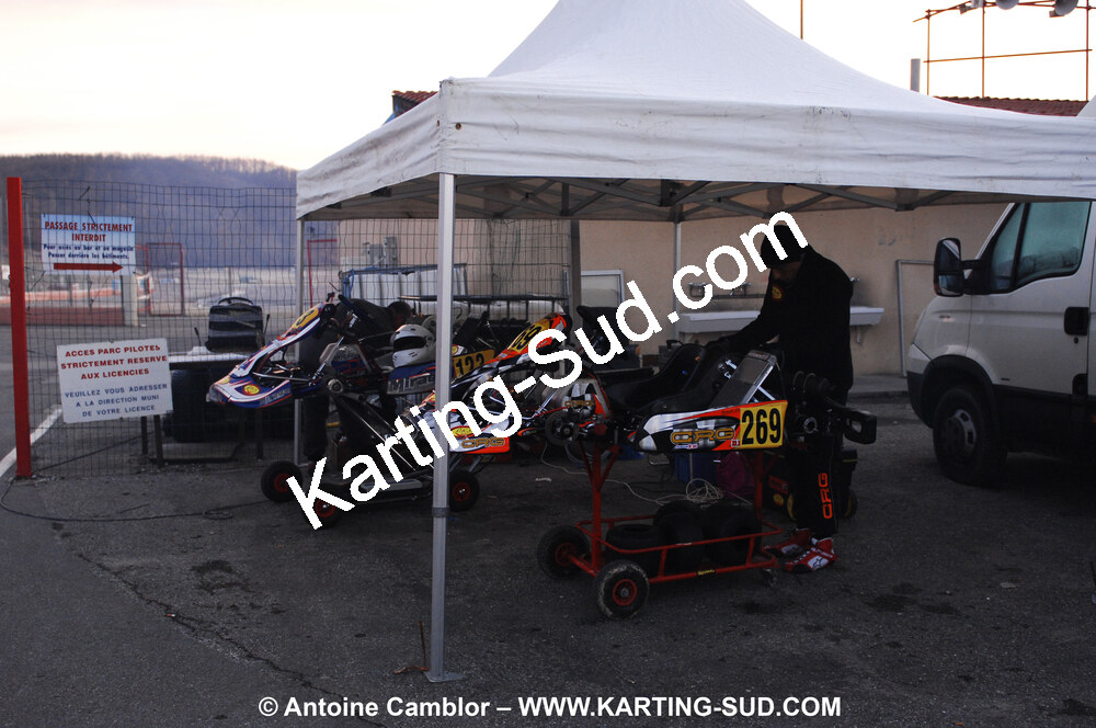 21/02/2010 : 1ère manche du Trophée Vincent Sanchez à Lavelanet (photos Antoine Camblor) 2010 — karting