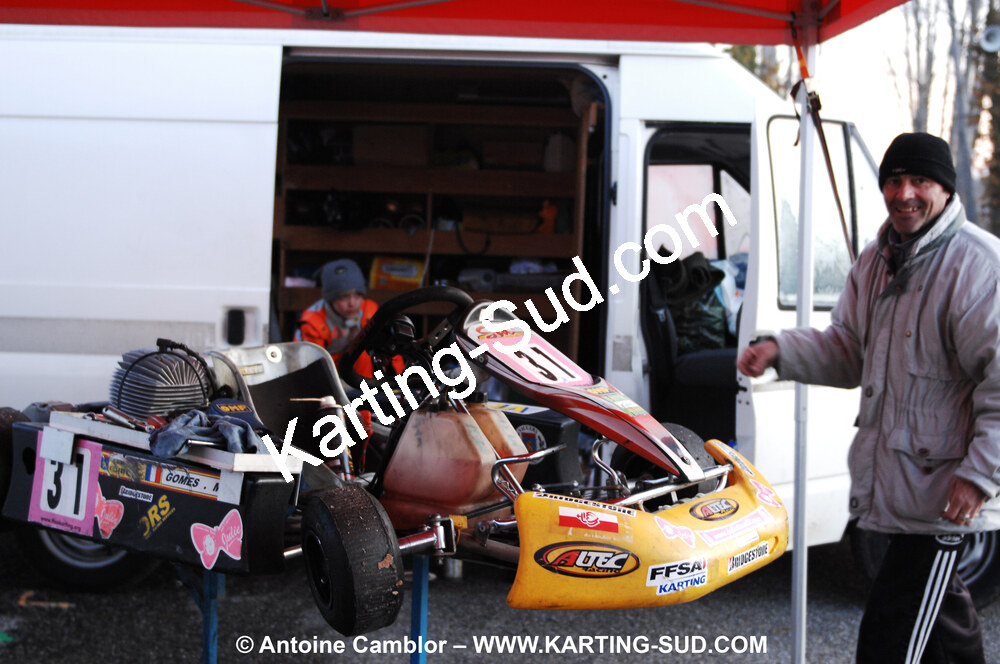 21/02/2010 : 1ère manche du Trophée Vincent Sanchez à Lavelanet (photos Antoine Camblor) 2010 — karting