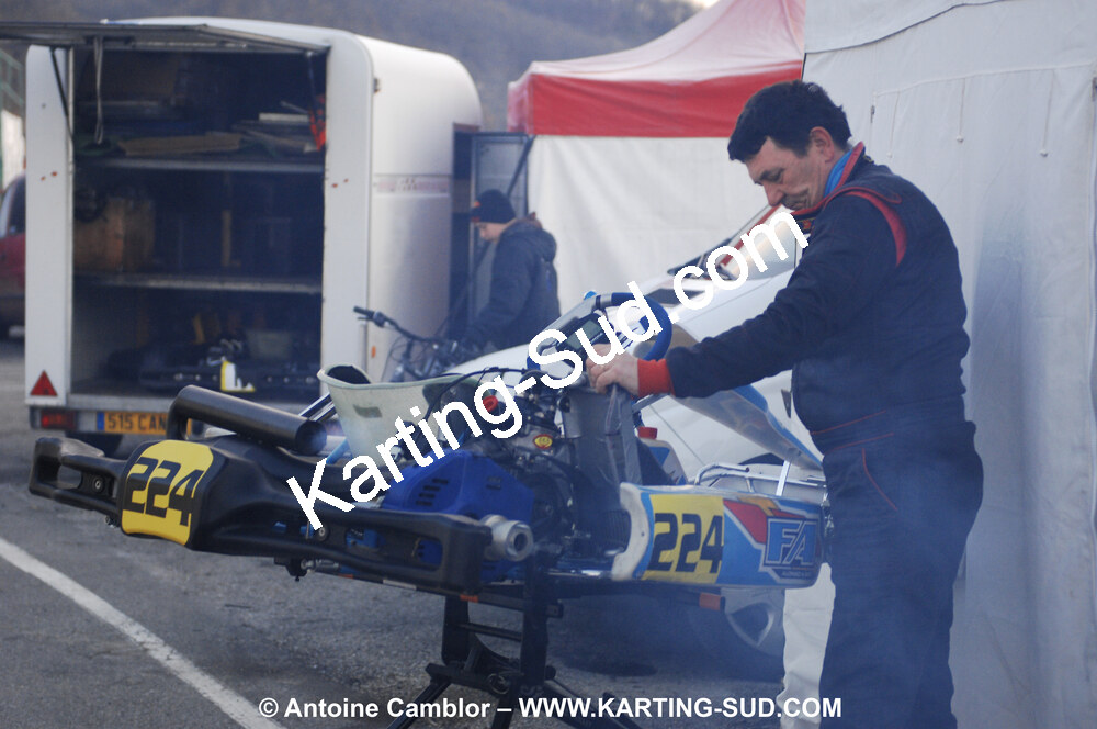 21/02/2010 : 1ère manche du Trophée Vincent Sanchez à Lavelanet (photos Antoine Camblor) 2010 — karting