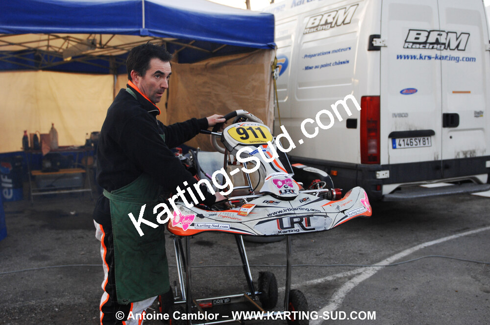 Stéphane DAUGA — 21/02/2010 : 1ère manche du Trophée Vincent Sanchez à Lavelanet (photos Antoine Camblor) 2010 — karting