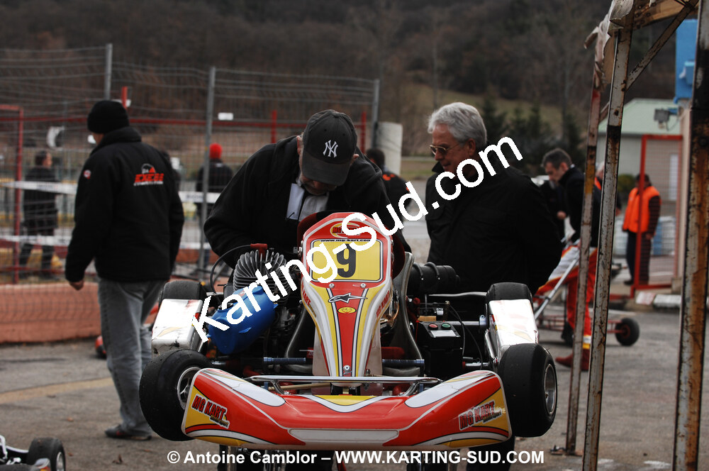 Michel NICOULEAU — 21/02/2010 : 1ère manche du Trophée Vincent Sanchez à Lavelanet (photos Antoine Camblor) 2010 — karting