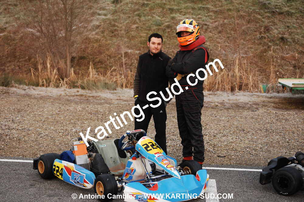 21/02/2010 : 1ère manche du Trophée Vincent Sanchez à Lavelanet (photos Antoine Camblor) 2010 — karting