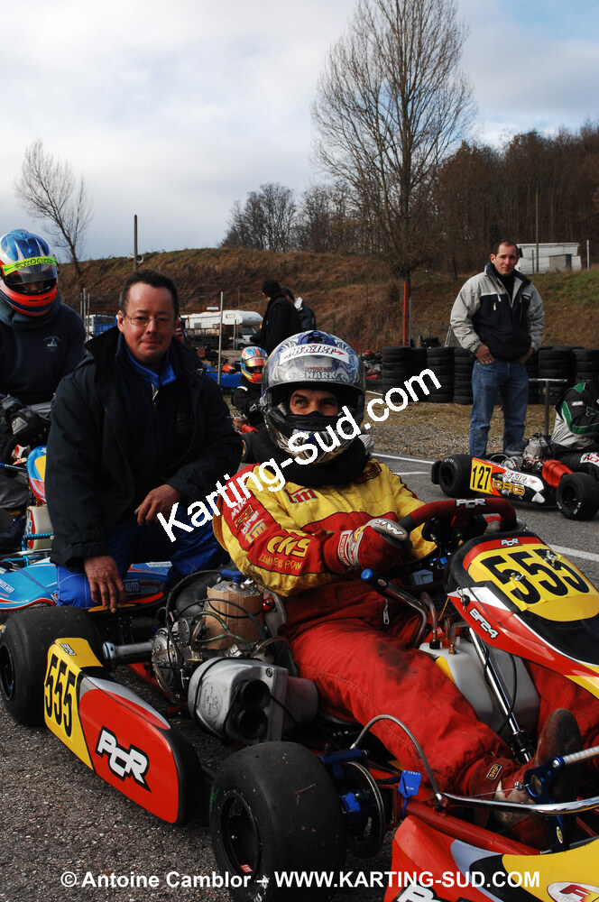 Cédric AZEMA — 21/02/2010 : 1ère manche du Trophée Vincent Sanchez à Lavelanet (photos Antoine Camblor) 2010 — karting