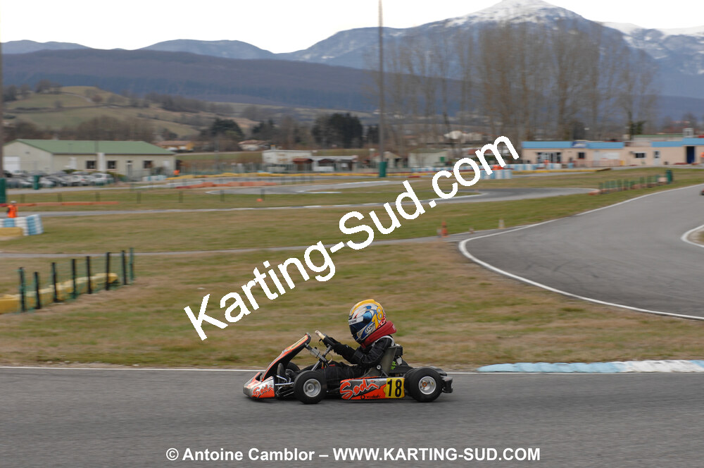 21/02/2010 : 1ère manche du Trophée Vincent Sanchez à Lavelanet (photos Antoine Camblor) 2010 — karting
