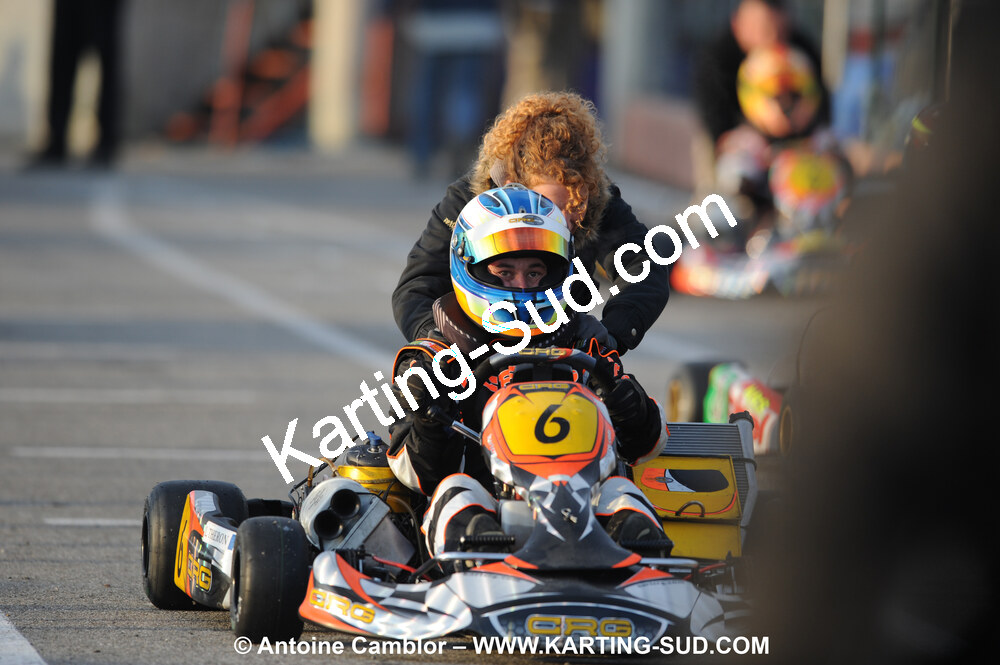 Laurent THERON — 21/02/2010 : 1ère manche du Trophée Vincent Sanchez à Lavelanet (photos Antoine Camblor) 2010 — karting