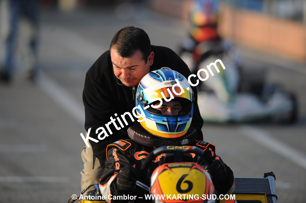 Laurent THERON — 21/02/2010 : 1ère manche du Trophée Vincent Sanchez à Lavelanet (photos Antoine Camblor) 2010 — karting