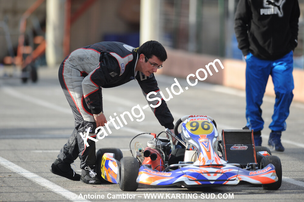 21/02/2010 : 1ère manche du Trophée Vincent Sanchez à Lavelanet (photos Antoine Camblor) 2010 — karting