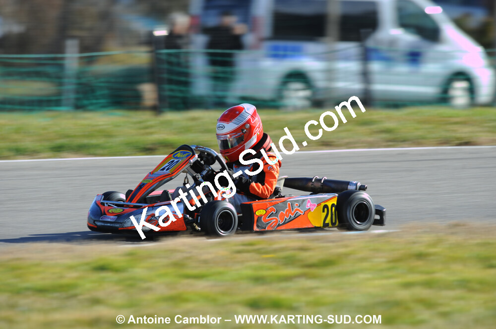 21/02/2010 : 1ère manche du Trophée Vincent Sanchez à Lavelanet (photos Antoine Camblor) 2010 — karting