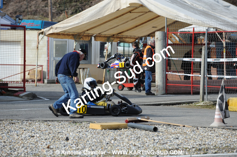 21/02/2010 : 1ère manche du Trophée Vincent Sanchez à Lavelanet (photos Antoine Camblor) 2010 — karting