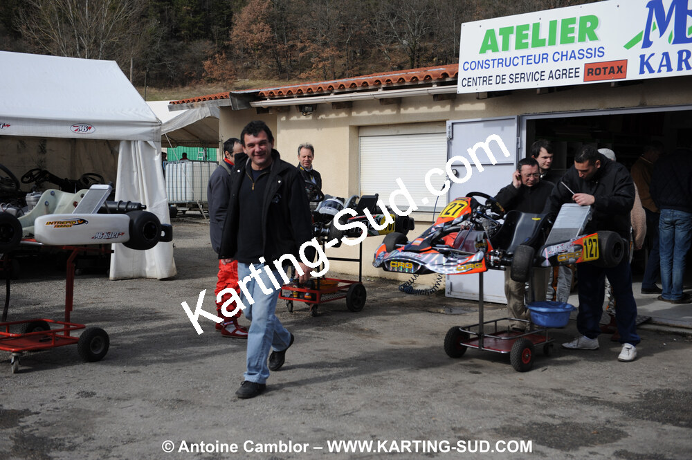 Eric THEAU — 21/02/2010 : 1ère manche du Trophée Vincent Sanchez à Lavelanet (photos Antoine Camblor) 2010 — karting