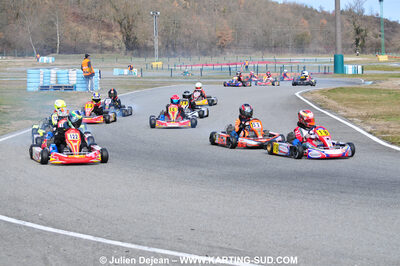 21/02/2010 : 1ère manche du Trophée Vincent Sanchez à Lavelanet (photos Julien Dejean) 2010 — karting