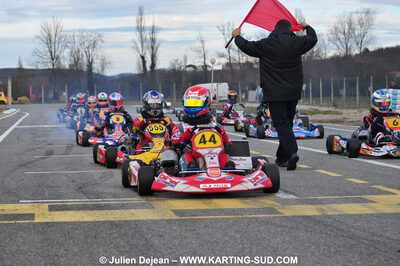 21/02/2010 : 1ère manche du Trophée Vincent Sanchez à Lavelanet (photos Julien Dejean) 2010 — karting