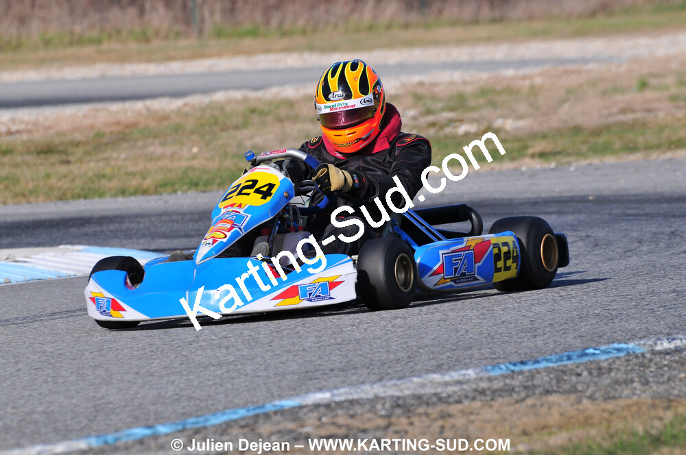 21/02/2010 : 1ère manche du Trophée Vincent Sanchez à Lavelanet (photos Julien Dejean) 2010 — karting
