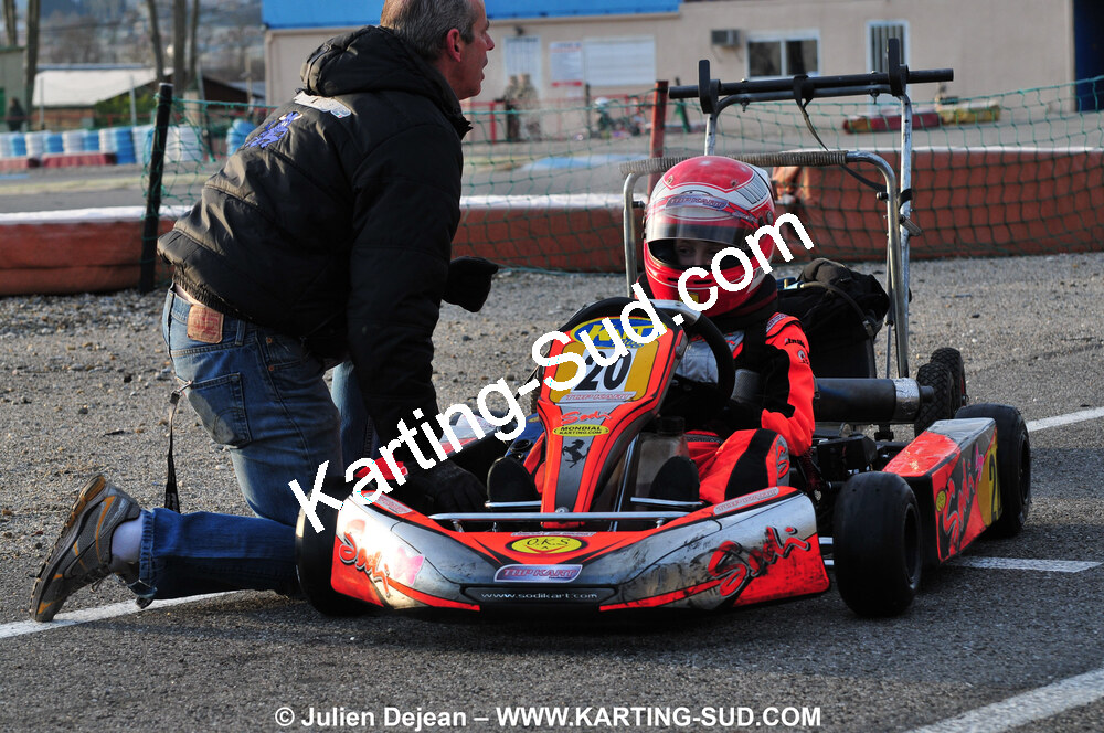 21/02/2010 : 1ère manche du Trophée Vincent Sanchez à Lavelanet (photos Julien Dejean) 2010 — karting