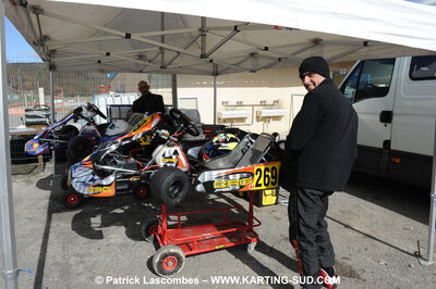 21/02/2010 : 1ère manche du Trophée Vincent Sanchez à Lavelanet (photos Patrick Lascombes) 2010 — karting