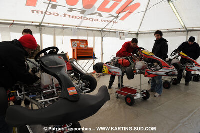 21/02/2010 : 1ère manche du Trophée Vincent Sanchez à Lavelanet (photos Patrick Lascombes) 2010 — karting