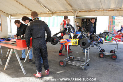 21/02/2010 : 1ère manche du Trophée Vincent Sanchez à Lavelanet (photos Patrick Lascombes) 2010 — karting