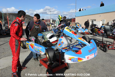 21/02/2010 : 1ère manche du Trophée Vincent Sanchez à Lavelanet (photos Patrick Lascombes) 2010 — karting