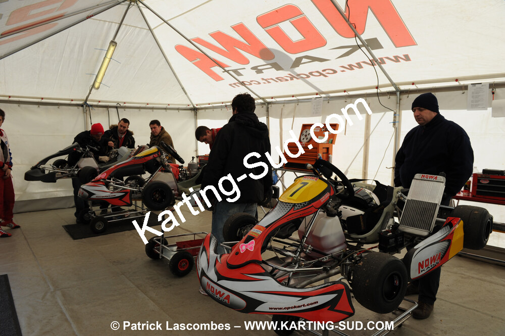 21/02/2010 : 1ère manche du Trophée Vincent Sanchez à Lavelanet (photos Patrick Lascombes) 2010 — karting