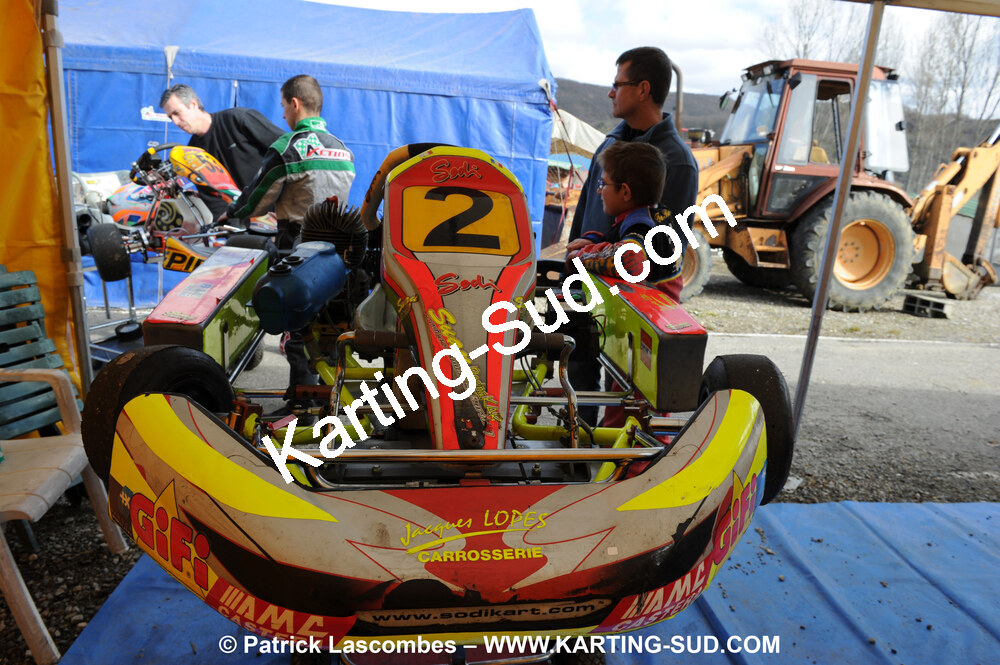 21/02/2010 : 1ère manche du Trophée Vincent Sanchez à Lavelanet (photos Patrick Lascombes) 2010 — karting