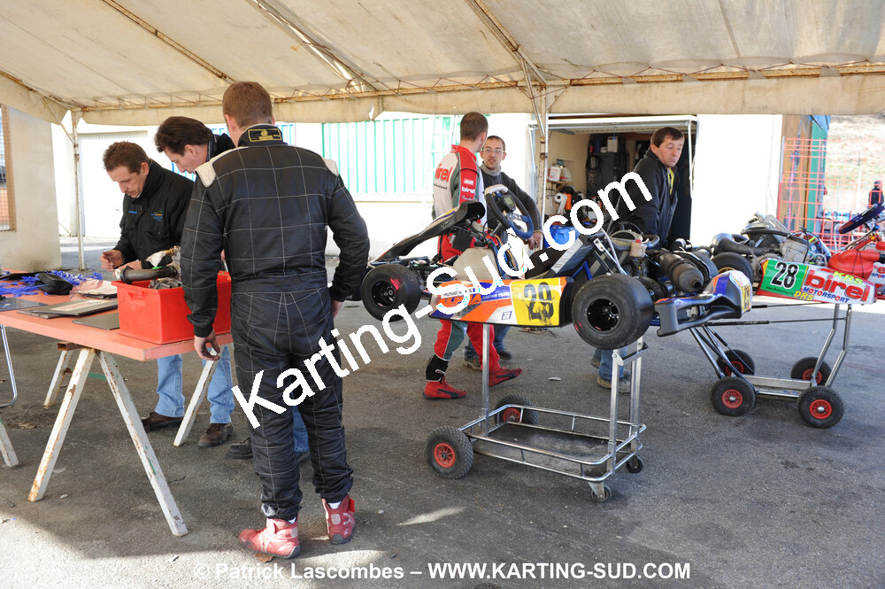 21/02/2010 : 1ère manche du Trophée Vincent Sanchez à Lavelanet (photos Patrick Lascombes) 2010 — karting
