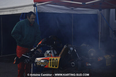 07/03/2010 : 1ère manche du Championnat du Sud 2010 à Lavelanet (photos Antoine Camblor) 2010 — karting