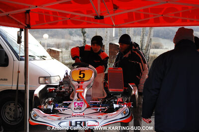 07/03/2010 : 1ère manche du Championnat du Sud 2010 à Lavelanet (photos Antoine Camblor) 2010 — karting