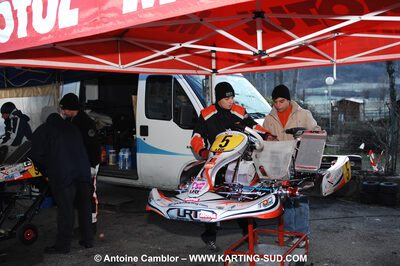 07/03/2010 : 1ère manche du Championnat du Sud 2010 à Lavelanet (photos Antoine Camblor) 2010 — karting