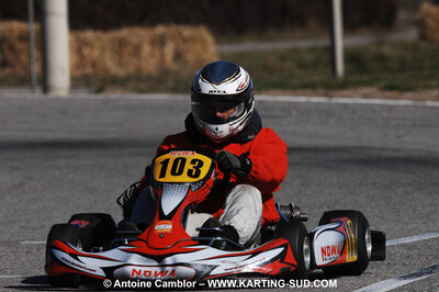 07/03/2010 : 1ère manche du Championnat du Sud 2010 à Lavelanet (photos Antoine Camblor) 2010 — karting