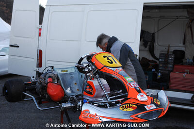 07/03/2010 : 1ère manche du Championnat du Sud 2010 à Lavelanet (photos Antoine Camblor) 2010 — karting