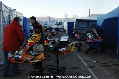 07/03/2010 : 1ère manche du Championnat du Sud 2010 à Lavelanet (photos Antoine Camblor) 2010 — karting