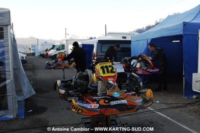 07/03/2010 : 1ère manche du Championnat du Sud 2010 à Lavelanet (photos Antoine Camblor) 2010 — karting