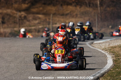 07/03/2010 : 1ère manche du Championnat du Sud 2010 à Lavelanet (photos Antoine Camblor) 2010 — karting