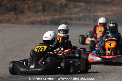 07/03/2010 : 1ère manche du Championnat du Sud 2010 à Lavelanet (photos Antoine Camblor) 2010 — karting