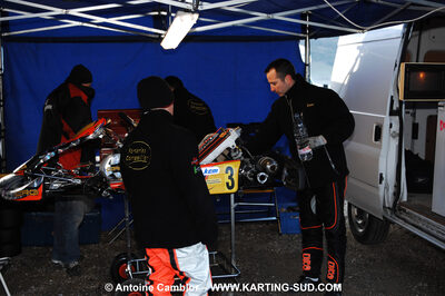 07/03/2010 : 1ère manche du Championnat du Sud 2010 à Lavelanet (photos Antoine Camblor) 2010 — karting