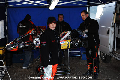 07/03/2010 : 1ère manche du Championnat du Sud 2010 à Lavelanet (photos Antoine Camblor) 2010 — karting