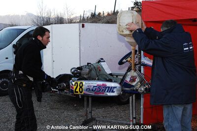 07/03/2010 : 1ère manche du Championnat du Sud 2010 à Lavelanet (photos Antoine Camblor) 2010 — karting