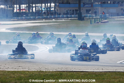07/03/2010 : 1ère manche du Championnat du Sud 2010 à Lavelanet (photos Antoine Camblor) 2010 — karting