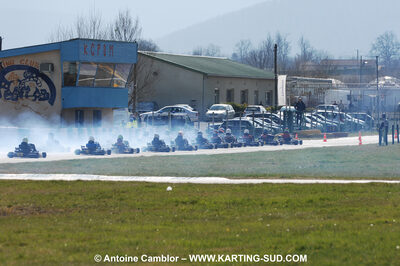 07/03/2010 : 1ère manche du Championnat du Sud 2010 à Lavelanet (photos Antoine Camblor) 2010 — karting