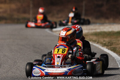 07/03/2010 : 1ère manche du Championnat du Sud 2010 à Lavelanet (photos Antoine Camblor) 2010 — karting