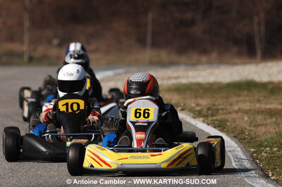 07/03/2010 : 1ère manche du Championnat du Sud 2010 à Lavelanet (photos Antoine Camblor) 2010 — karting