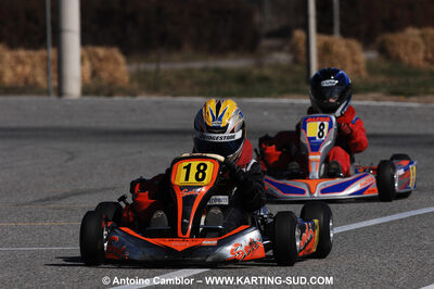 07/03/2010 : 1ère manche du Championnat du Sud 2010 à Lavelanet (photos Antoine Camblor) 2010 — karting