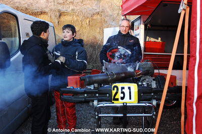 07/03/2010 : 1ère manche du Championnat du Sud 2010 à Lavelanet (photos Antoine Camblor) 2010 — karting