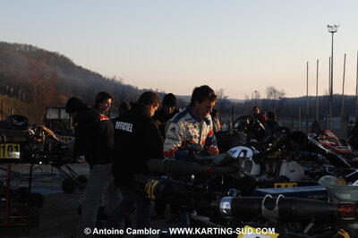 07/03/2010 : 1ère manche du Championnat du Sud 2010 à Lavelanet (photos Antoine Camblor) 2010 — karting