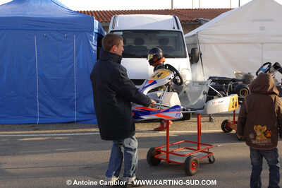 07/03/2010 : 1ère manche du Championnat du Sud 2010 à Lavelanet (photos Antoine Camblor) 2010 — karting